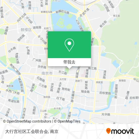 大行宫社区工会联合会地图