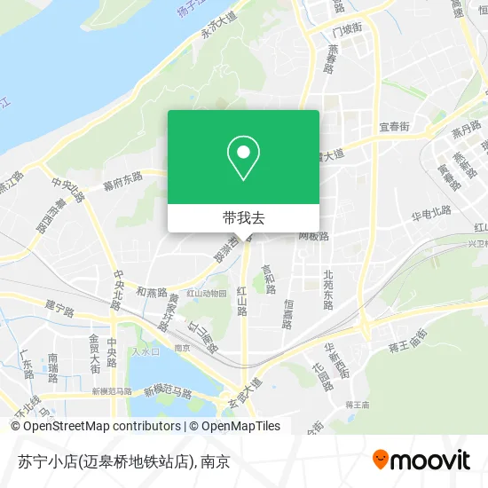 苏宁小店(迈皋桥地铁站店)地图