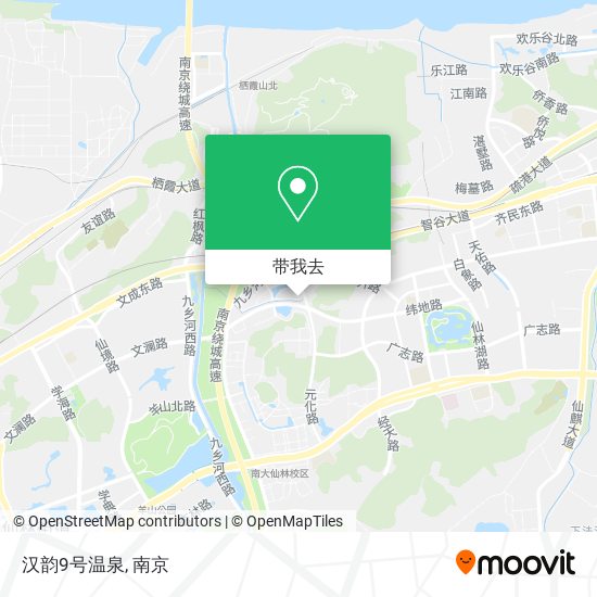 汉韵9号温泉地图