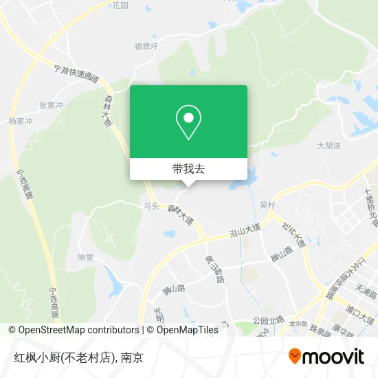 红枫小厨(不老村店)地图