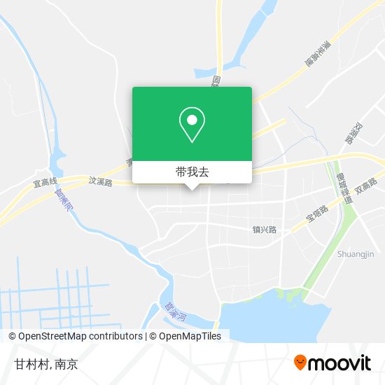 甘村村地图