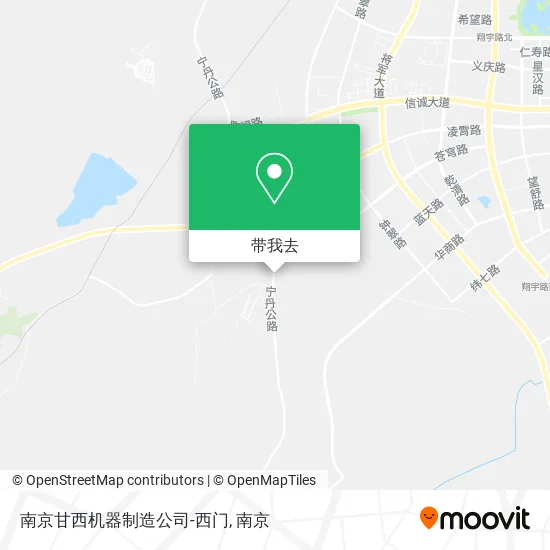 南京甘西机器制造公司-西门地图