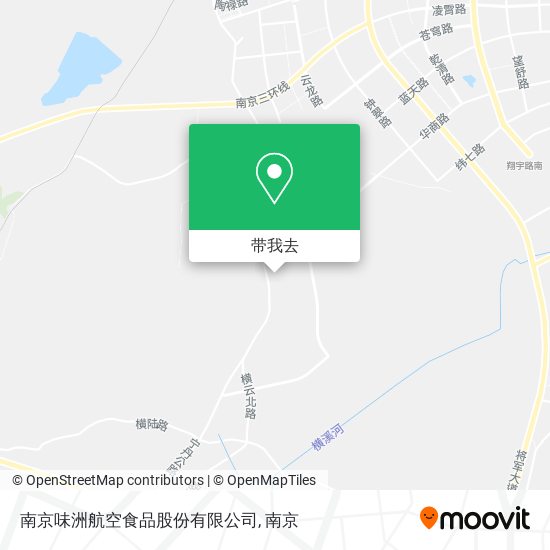 南京味洲航空食品股份有限公司地图
