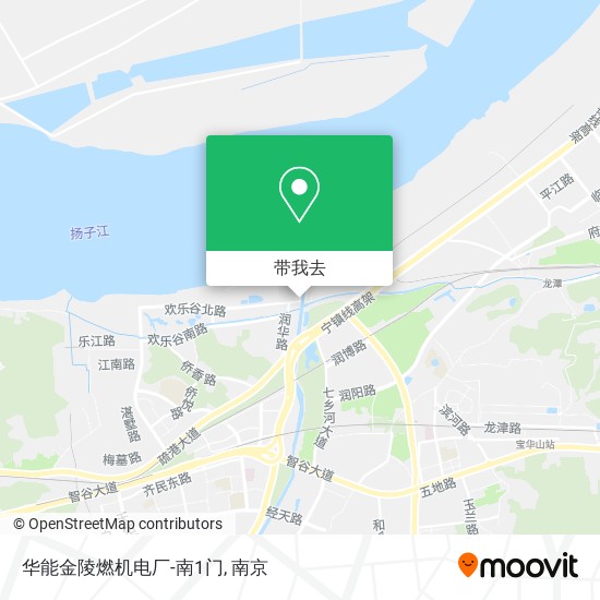 华能金陵燃机电厂-南1门地图