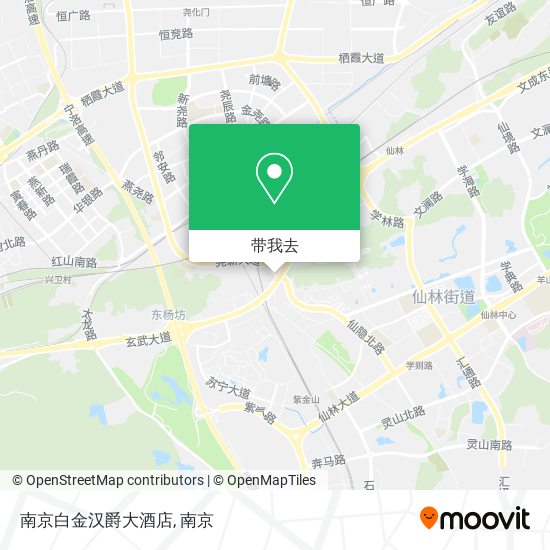南京白金汉爵大酒店地图