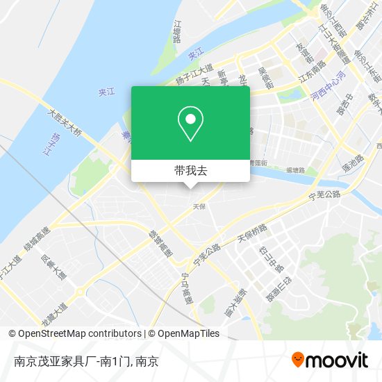 南京茂亚家具厂-南1门地图