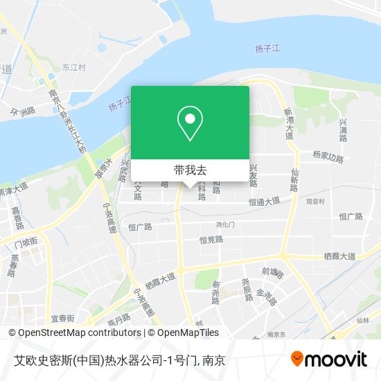 艾欧史密斯(中国)热水器公司-1号门地图