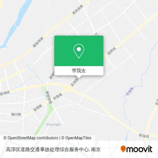 高淳区道路交通事故处理综合服务中心地图