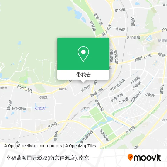 幸福蓝海国际影城(南京佳源店)地图