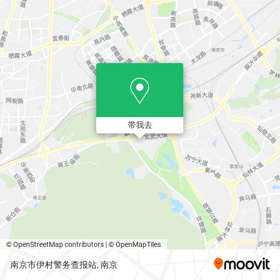 南京市伊村警务查报站地图