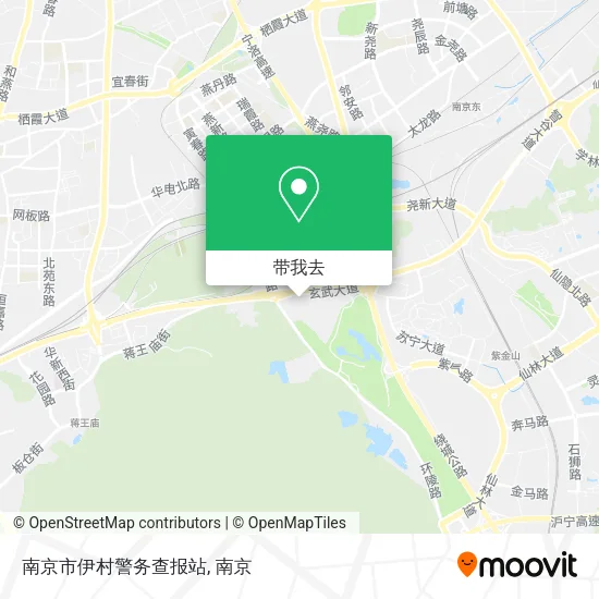 南京市伊村警务查报站地图