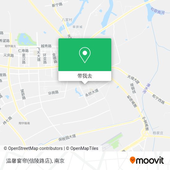 温馨窗帘(信陵路店)地图