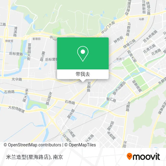 米兰造型(星海路店)地图