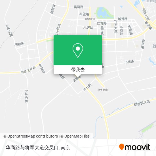 华商路与将军大道交叉口地图
