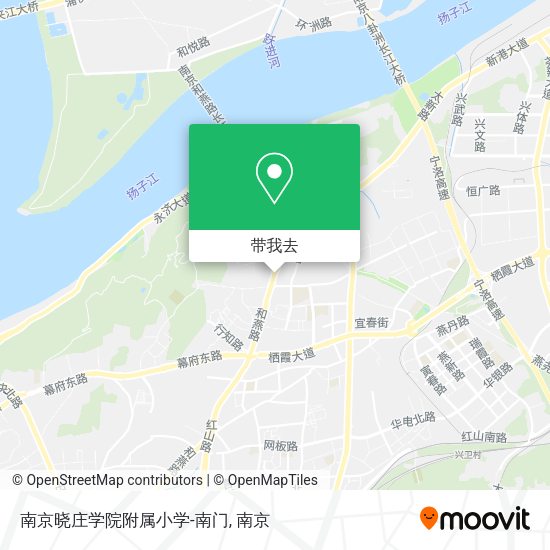 南京晓庄学院附属小学-南门地图