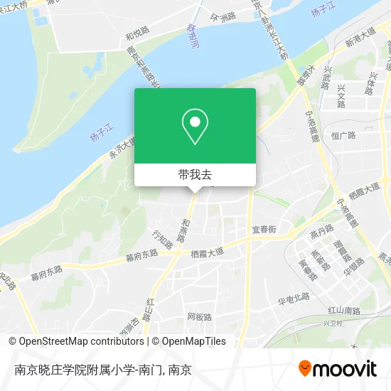 南京晓庄学院附属小学-南门地图