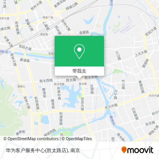 华为客户服务中心(胜太路店)地图