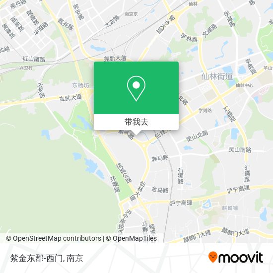 紫金东郡-西门地图