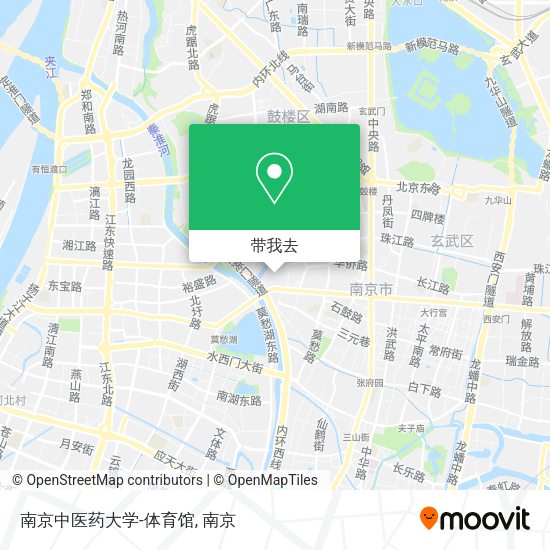 南京中医药大学-体育馆地图