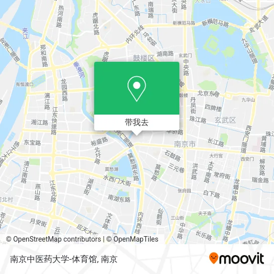 南京中医药大学-体育馆地图