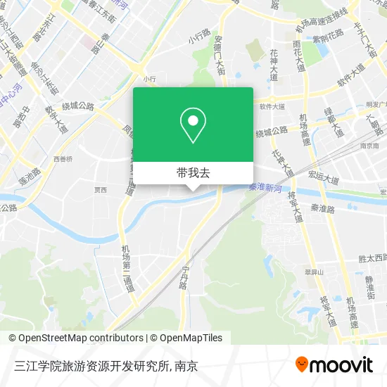 三江学院旅游资源开发研究所地图