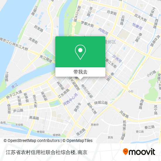 江苏省农村信用社联合社综合楼地图