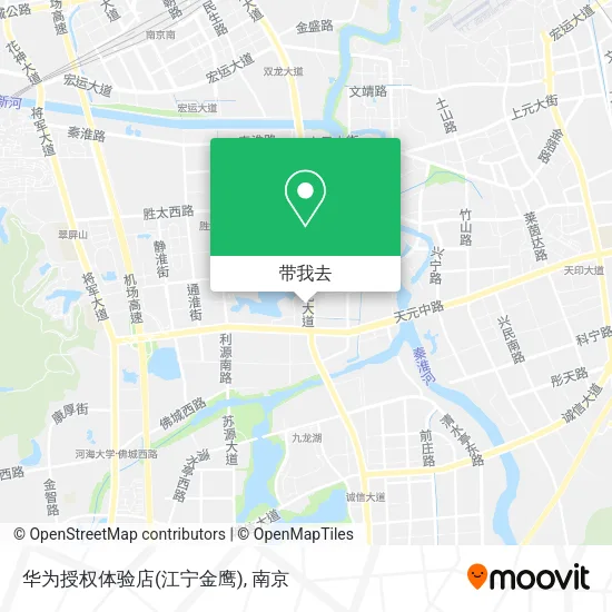 华为授权体验店(江宁金鹰)地图