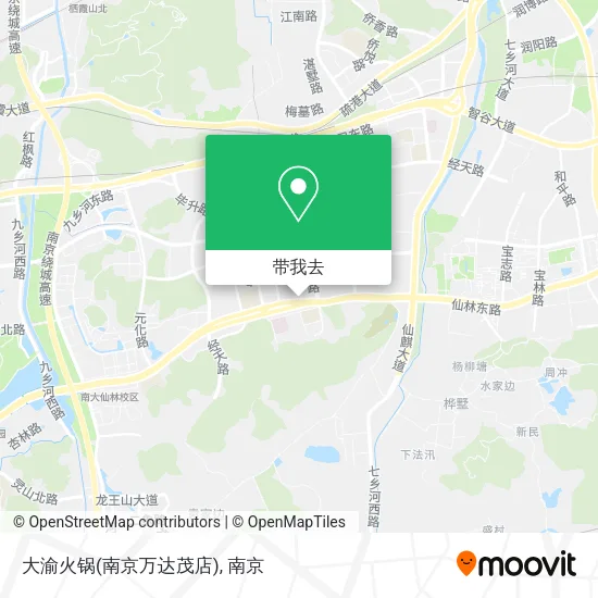 大渝火锅(南京万达茂店)地图