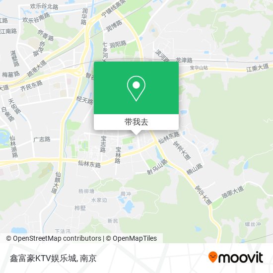 鑫富豪KTV娱乐城地图