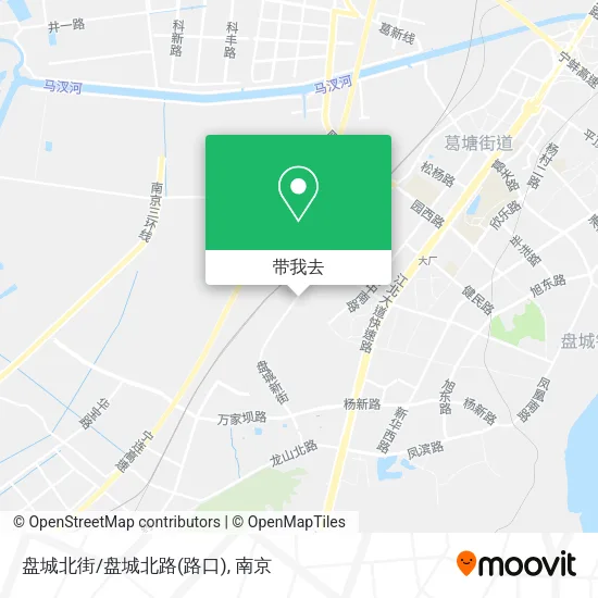 盘城北街/盘城北路(路口)地图