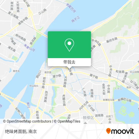 绝味烤面筋地图