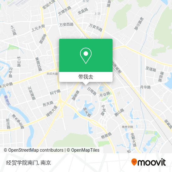 经贸学院南门地图
