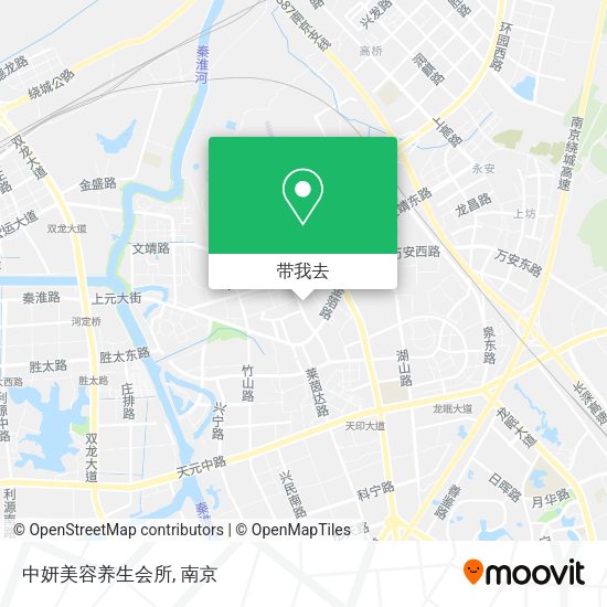 中妍美容养生会所地图
