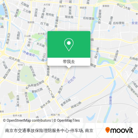 南京市交通事故保险理陪服务中心-停车场地图