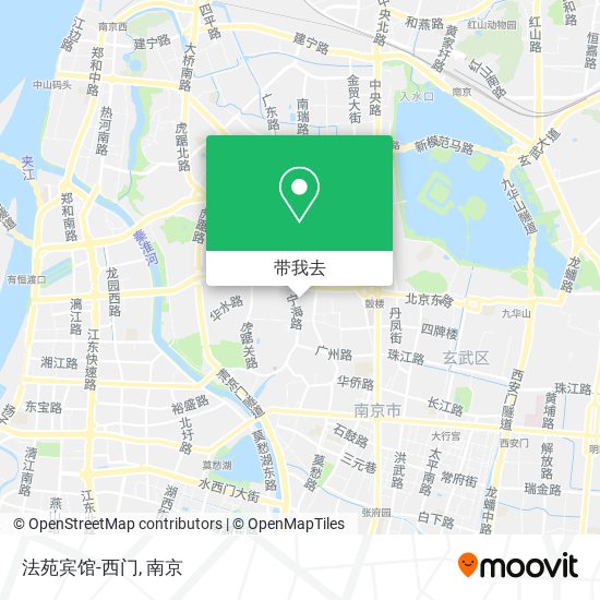 法苑宾馆-西门地图