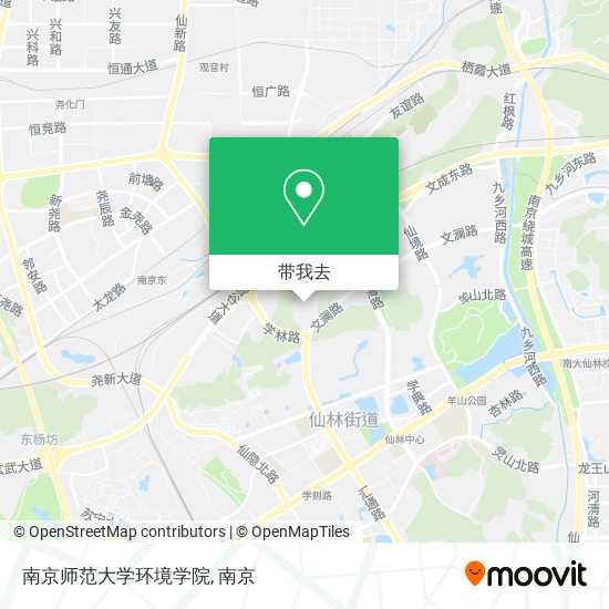 南京师范大学环境学院地图