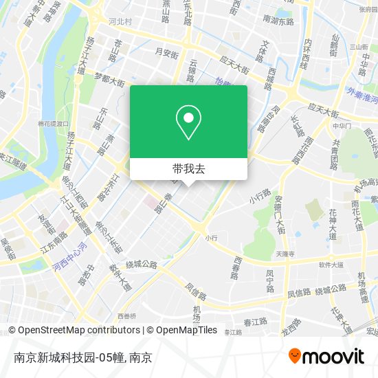 南京新城科技园-05幢地图