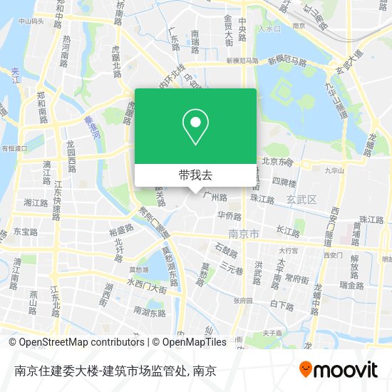 南京住建委大楼-建筑市场监管处地图