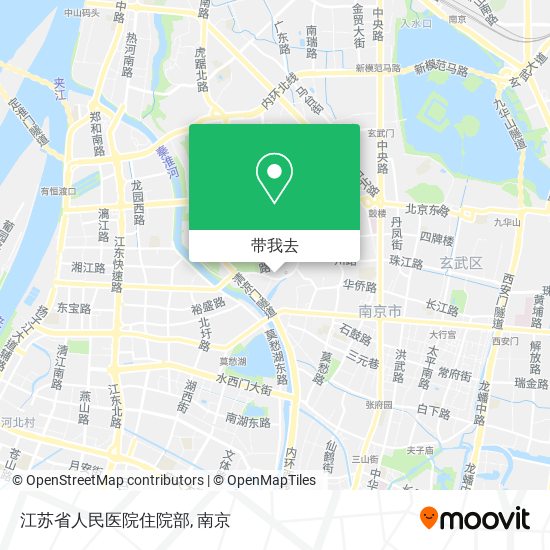 江苏省人民医院住院部地图