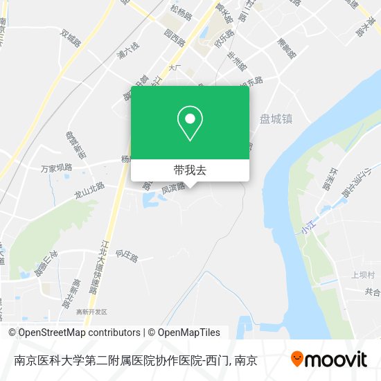 南京医科大学第二附属医院协作医院-西门地图