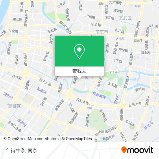 什街牛杂地图
