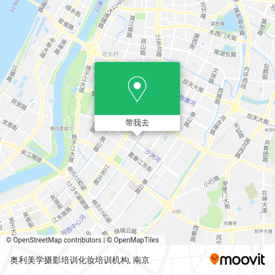 奥利美学摄影培训化妆培训机构地图