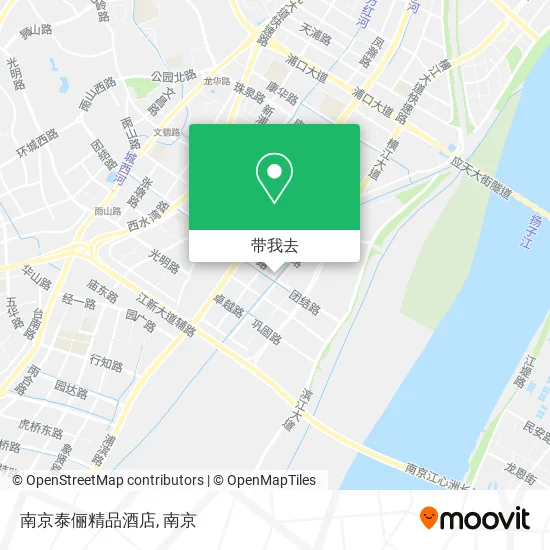 南京泰俪精品酒店地图