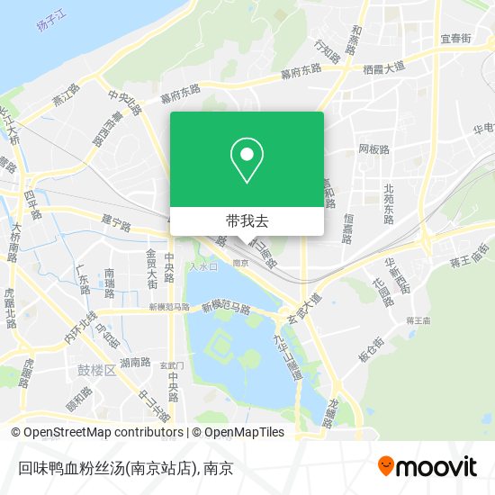 回味鸭血粉丝汤(南京站店)地图