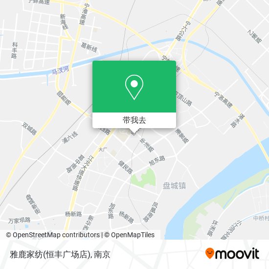 雅鹿家纺(恒丰广场店)地图