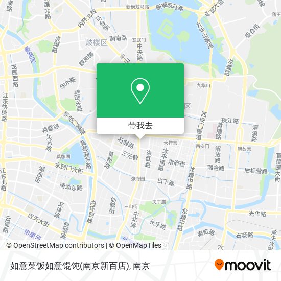 如意菜饭如意馄饨(南京新百店)地图