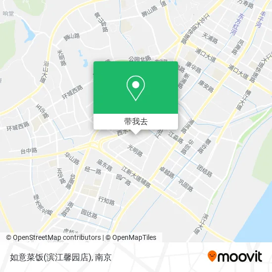 如意菜饭(滨江馨园店)地图