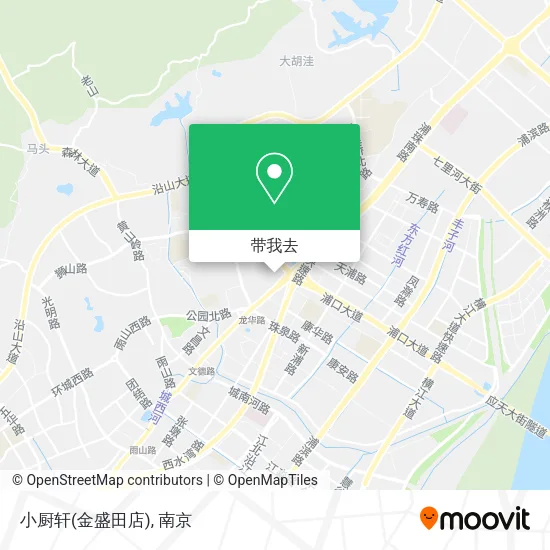 小厨轩(金盛田店)地图