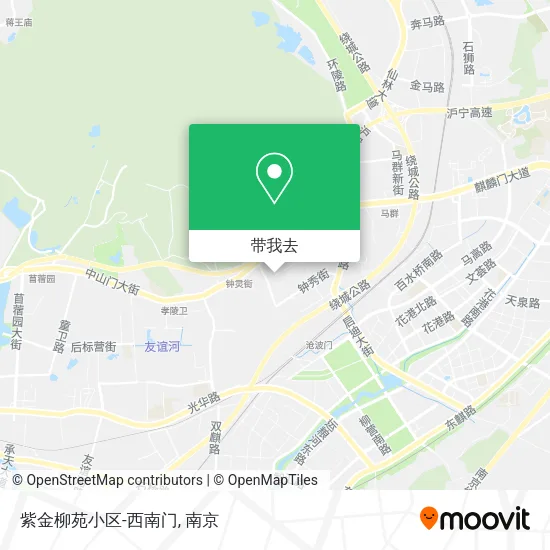 紫金柳苑小区-西南门地图