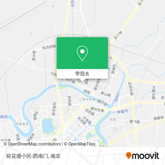 荷花塘小区-西南门地图